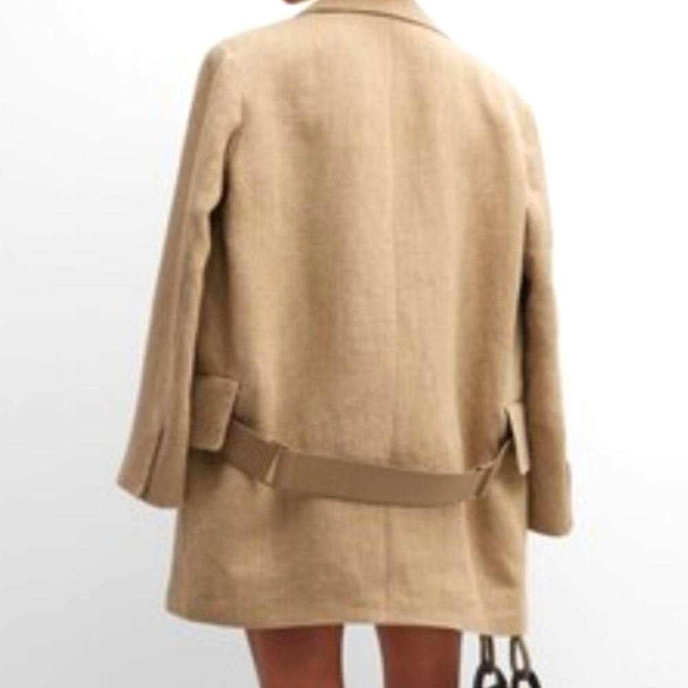 NWT❤️MAX MARA Undici Linen Blazer Jacket - Picture 3 of 8